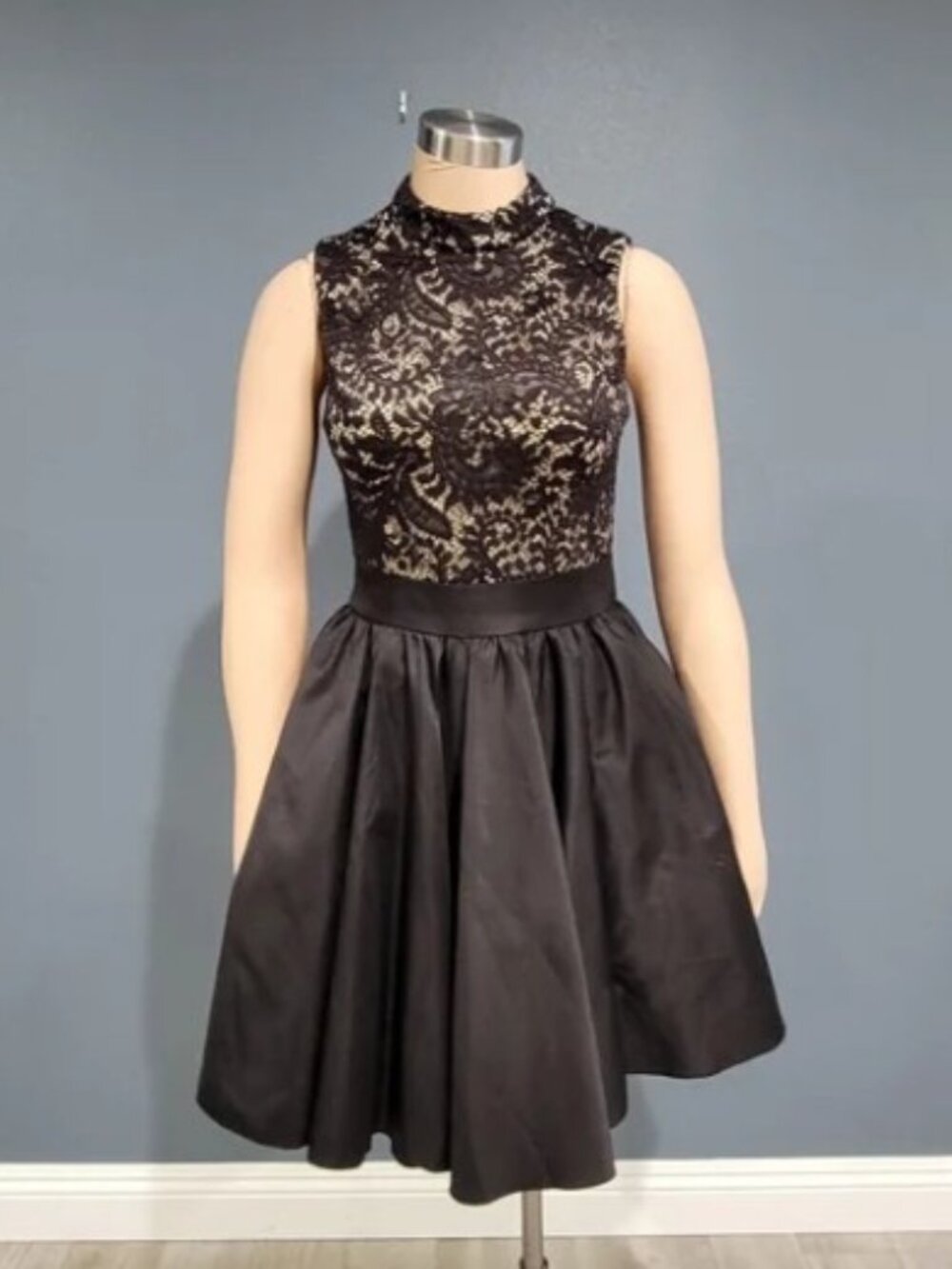 Black Lace Cocktail Dress by Chi Chi London